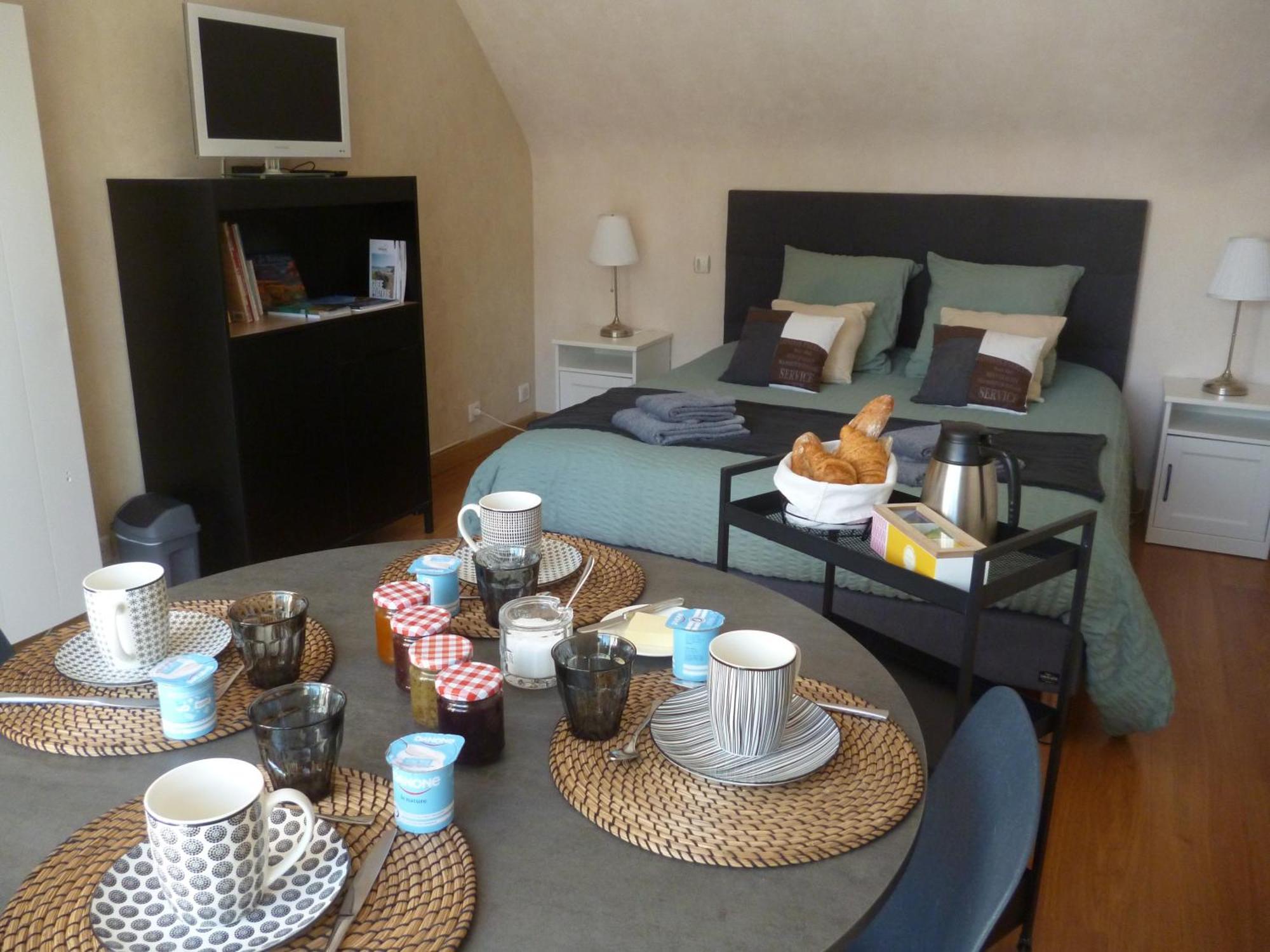 Au Gre Des Marees, 1 Chambre Avec Petit Dejeuner Hanvec Dış mekan fotoğraf